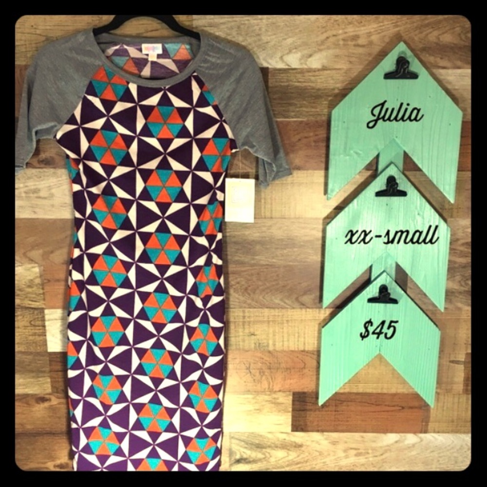 NWT XXS LULAROE JULIA DRESS